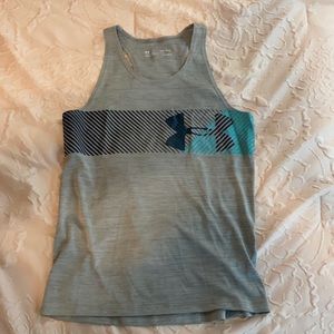 Under Armour Girls L Grey Tank Top